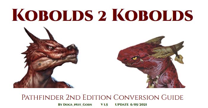 Kobold - Ancestries - Archives of Nethys: Pathfinder 2nd Edition Database